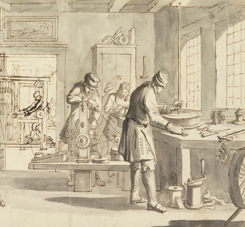 Classical artwork depicting contemplation and deep thought